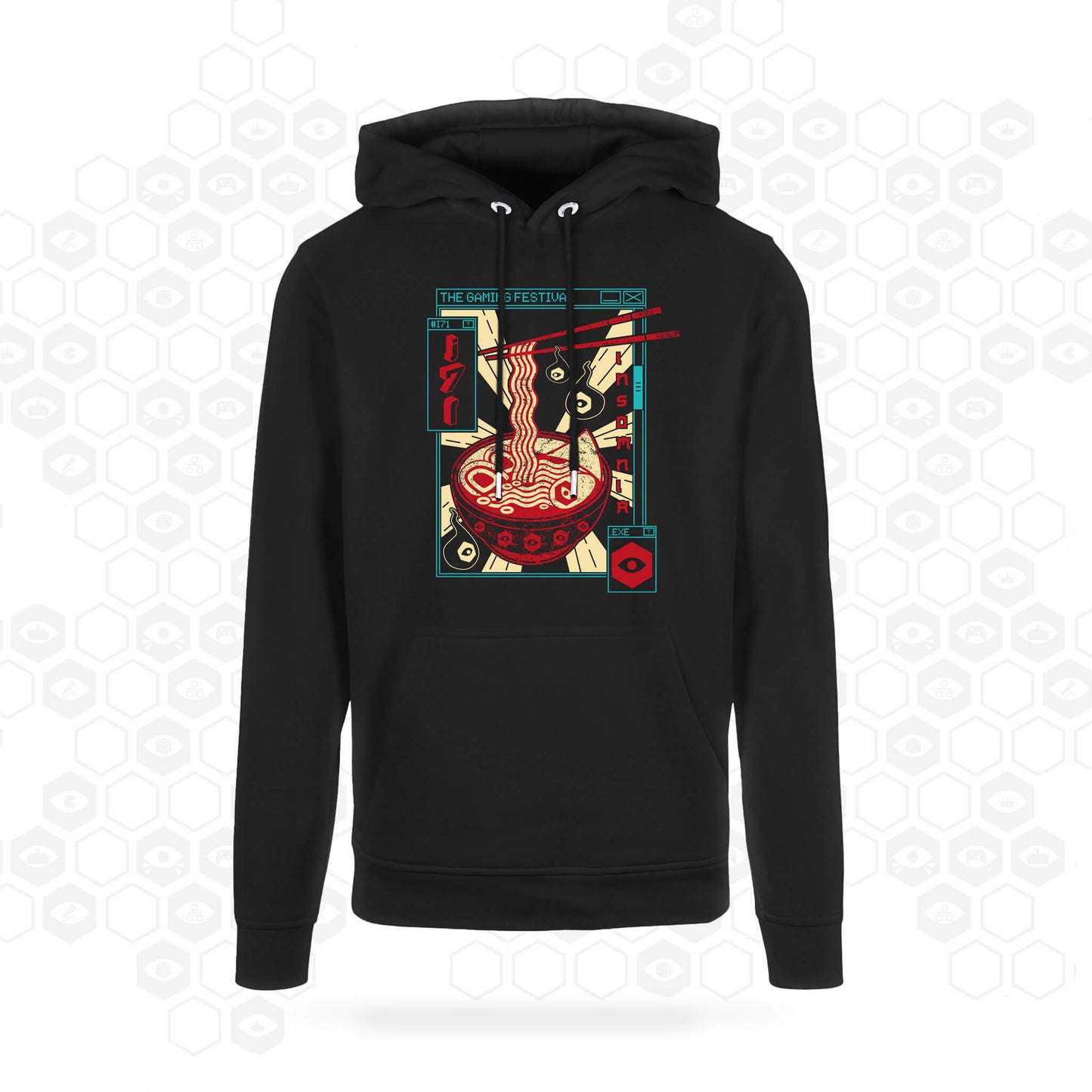 i71 Kawaii Eye Hoodie | Black | Insomnia Gaming Festival