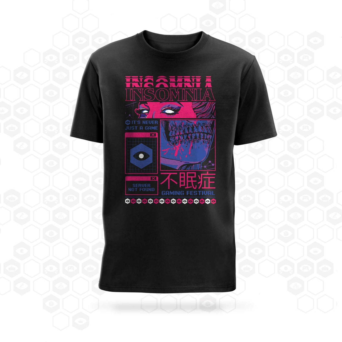 Black Server Not Found T-Shirt - i70 | Insomnia Gaming Festival