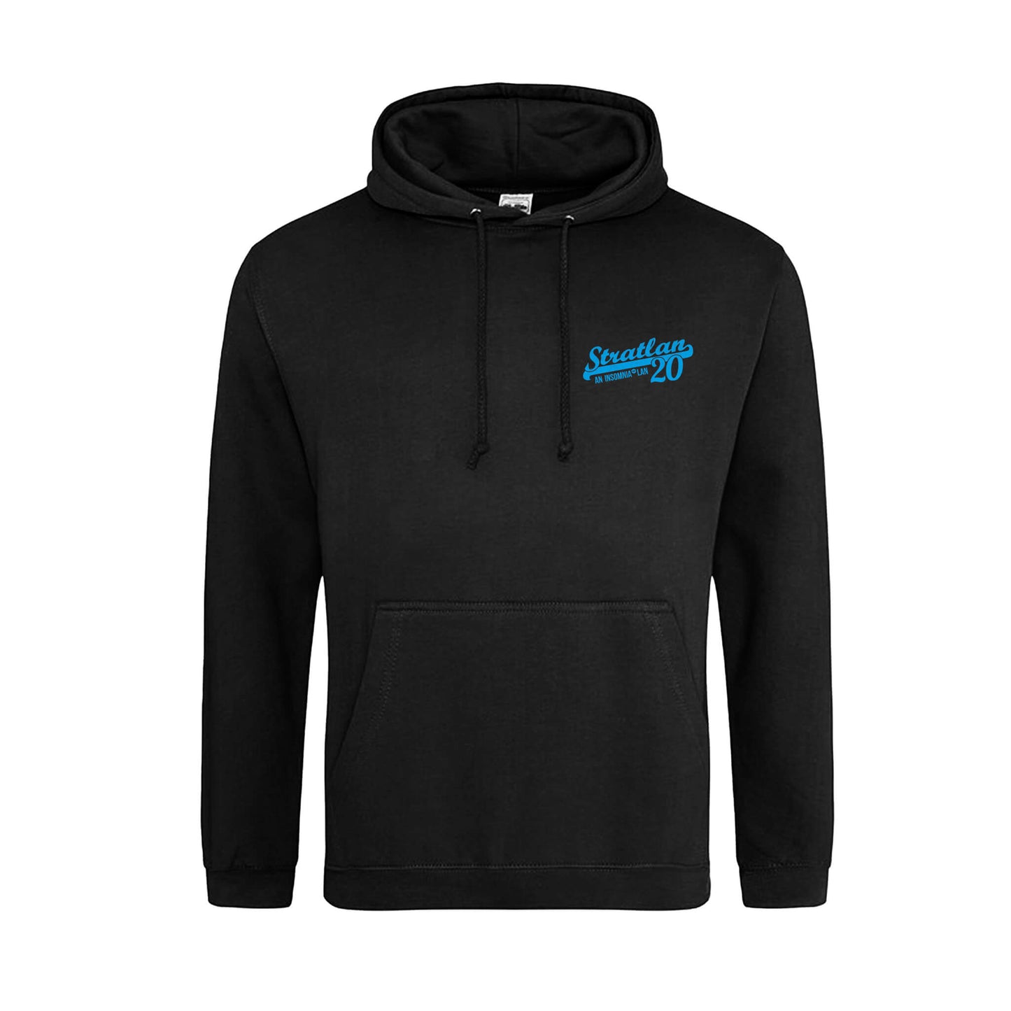Stratlan 20 Event Hoodie | Black | Front | Insomnia Merch