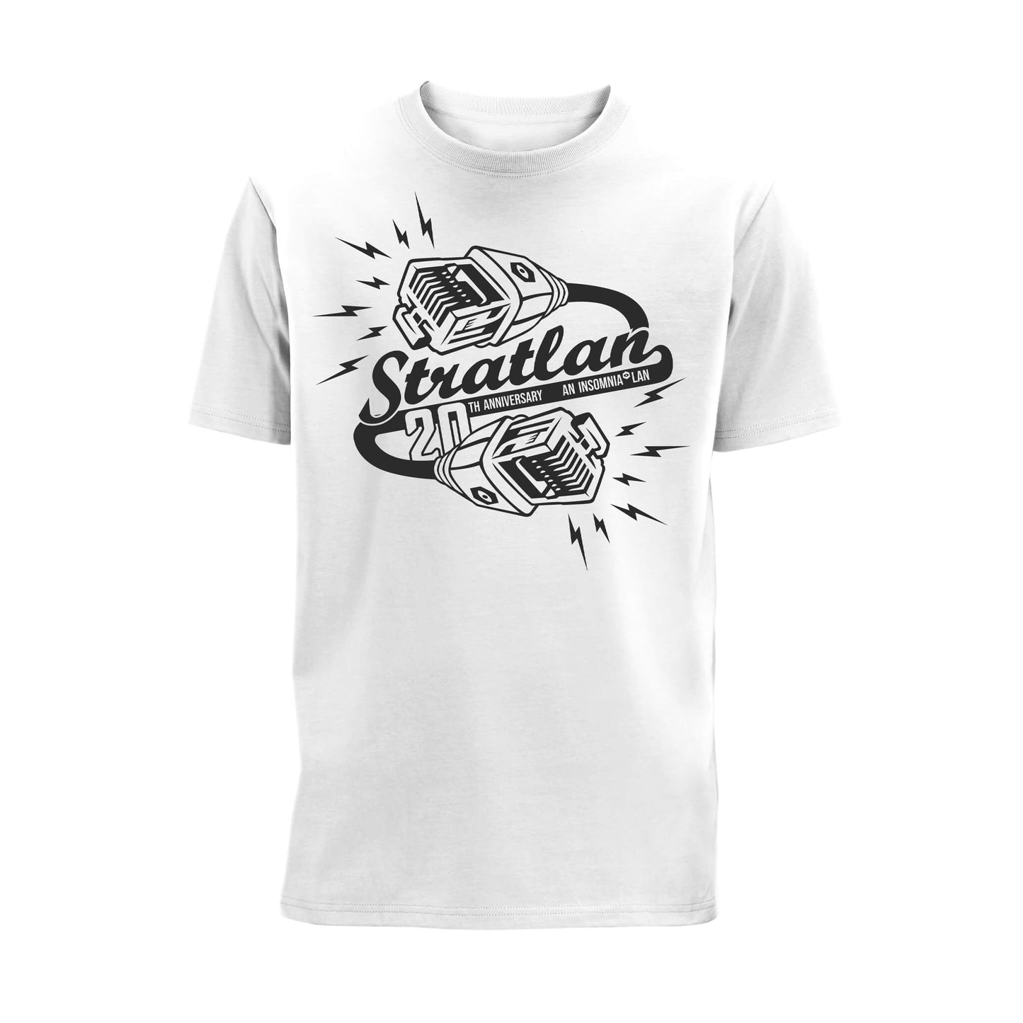 Stratlan 20 LAN Cable T-Shirt | Insomnia Merch