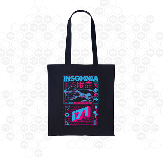 i71 Electric Squid Tote Bag | Black | Insomnia Gaming Festival
