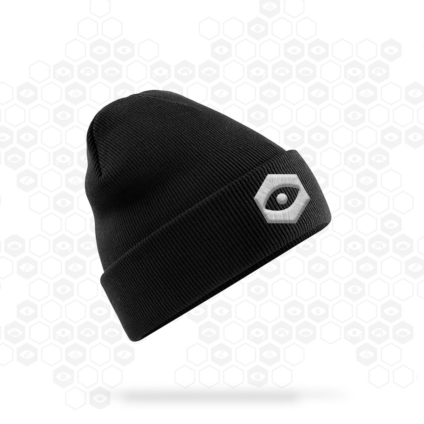 Insomnia Eye Embroidered Beanie | Black | Insomnia Gaming Festival