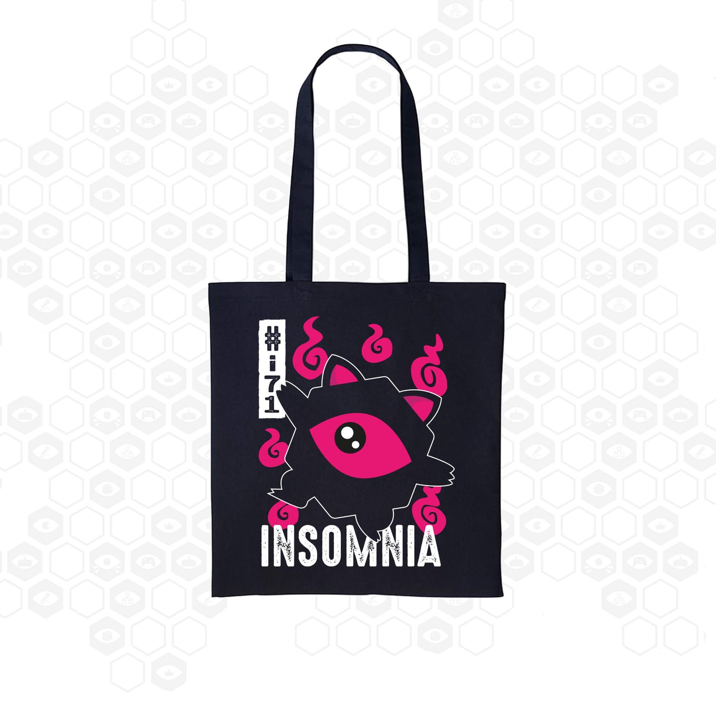 i71 Kawaii Eye Tote Bag | Black | Insomnia Gaming Festival