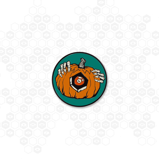 Halloween Pumpkin Pin Badge