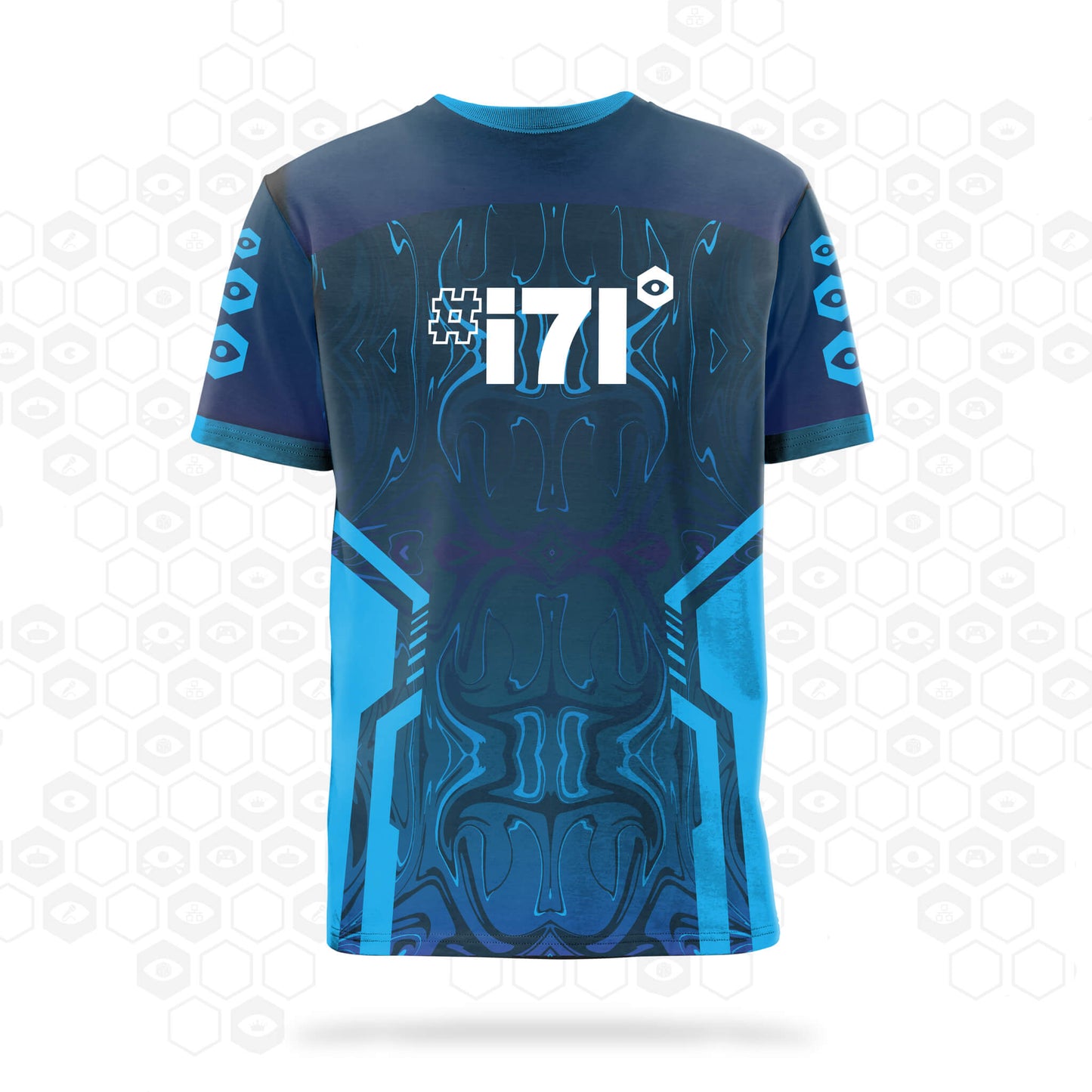 i71 eSports Jersey | Navy/Bright Blue | Back | Insomnia Gaming Festival