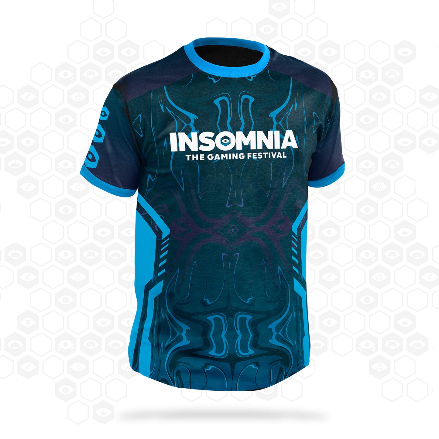 i71 eSports Jersey | Navy/Bright Blue | Front | Insomnia Gaming Festival