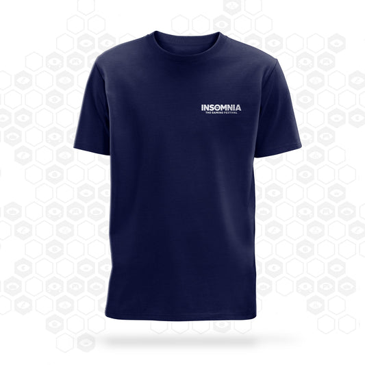 25th Anniversary T-Shirt | Navy | Front View | Insomnia Gaming Festival
