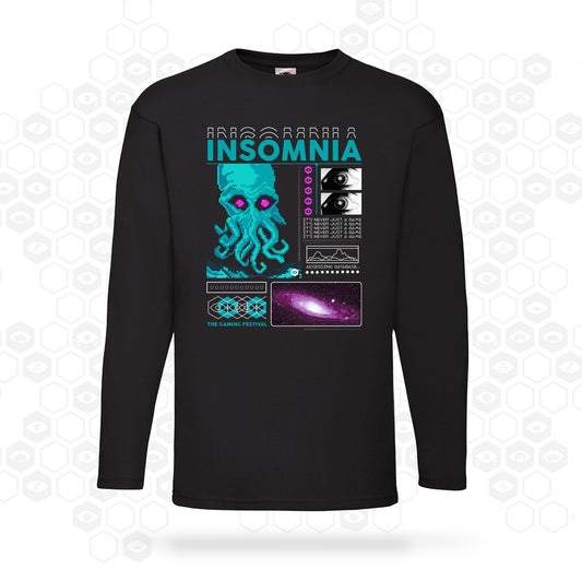 i72 Cthulhu Long Sleeve T-Shirt | Black | Insomnia Gaming Festival