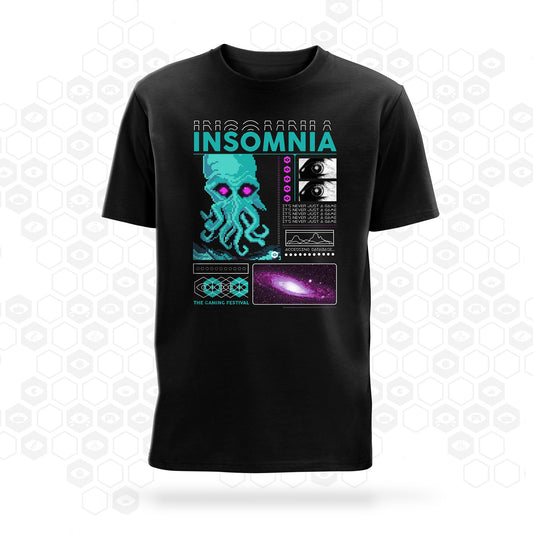 i72 Cthulhu T-Shirt | Black | Insomnia Gaming Festival