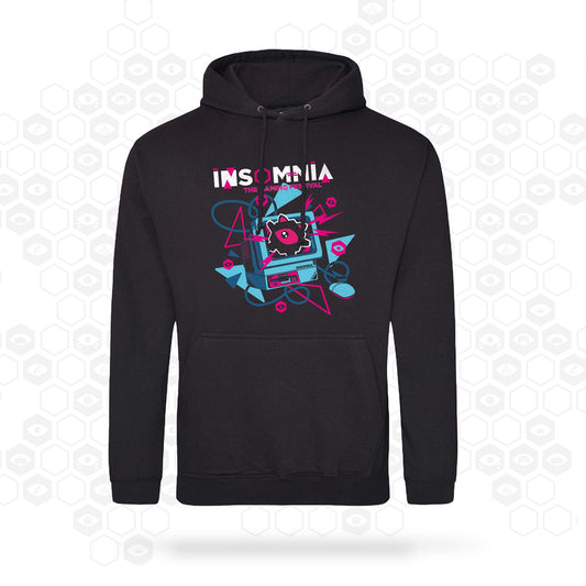 i72 Retro Computer Hoodie | Black | Insomnia Gaming Festival