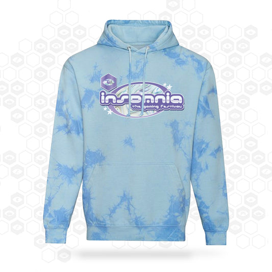 i72 Tie Dye Hoodie | Blue Cloud | Insomnia Gaming Festival