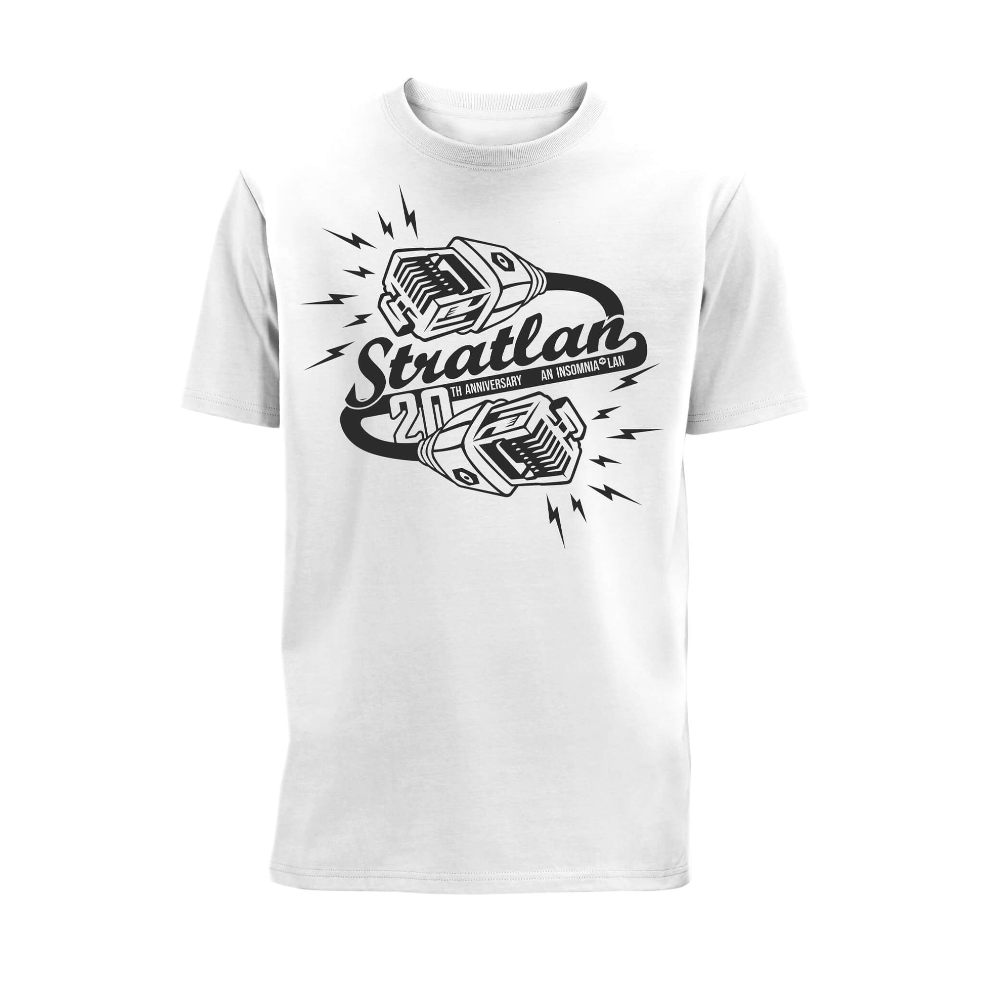 Stratlan 20 LAN Cable T-Shirt | Insomnia Merch